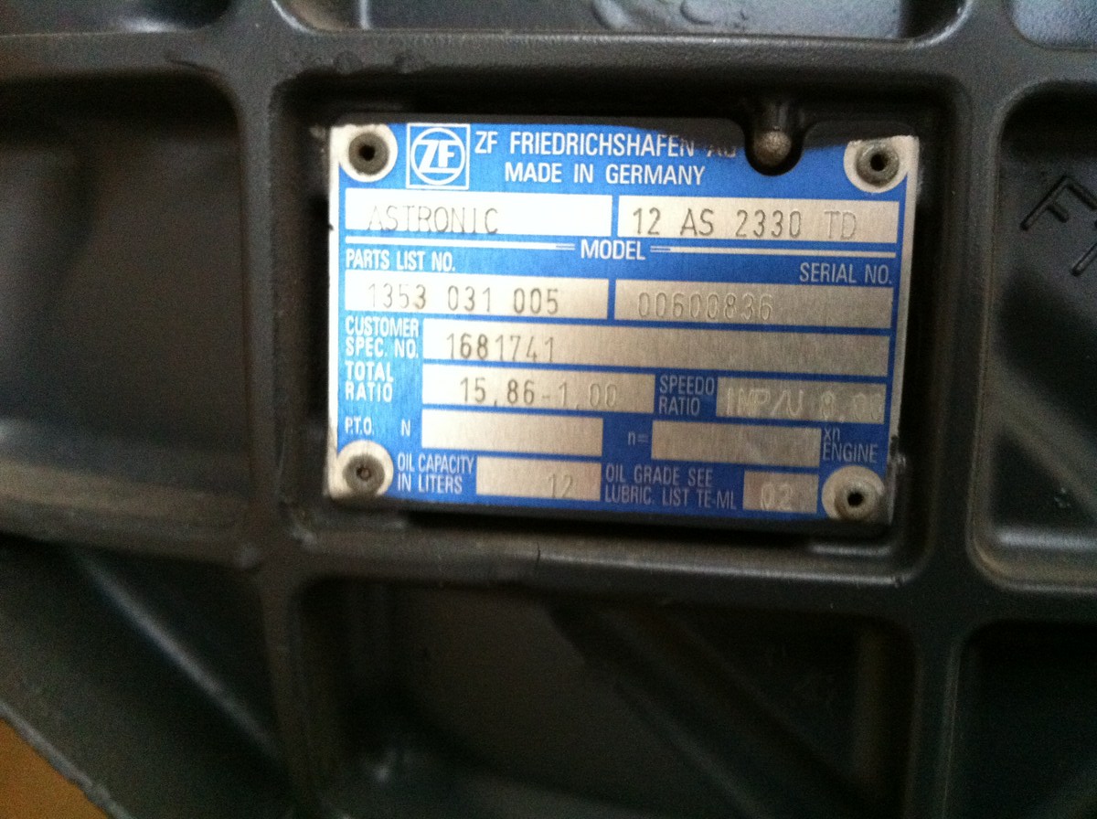 cambio zf astronic 12as2330td